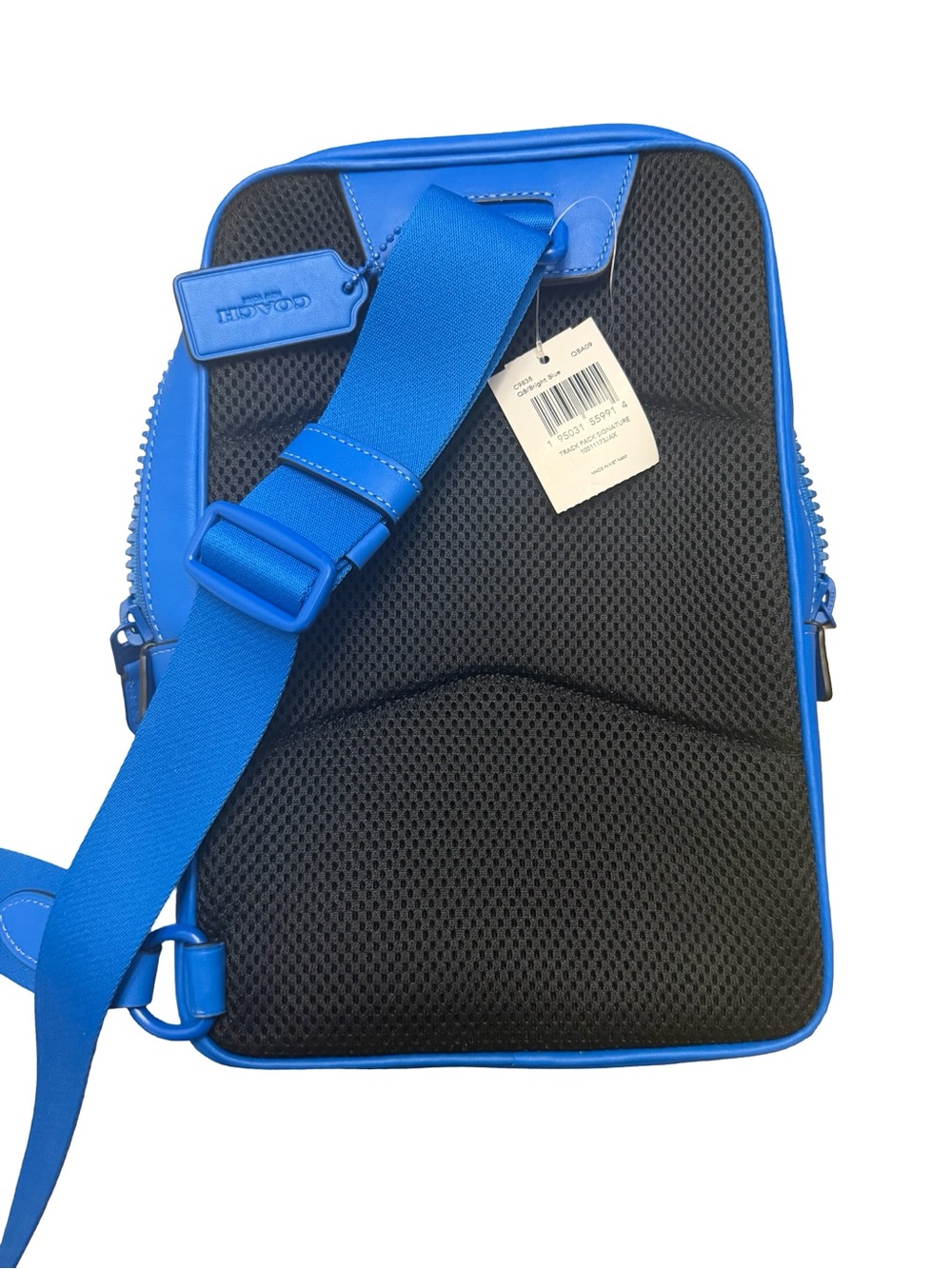 Coach Men's Blue Signature Crossbody Sling Bag - Picture 7 of 7